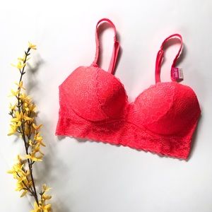 SOLD⚡️ VS PINK • push up lace bralette